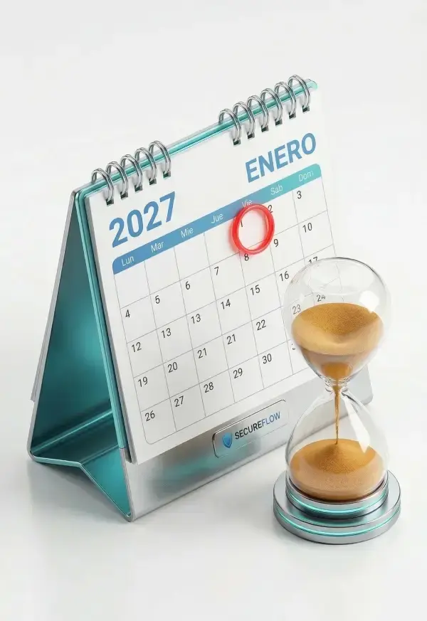 Calendario oficial con los plazos y fechas límite de entrada en vigor de la normativa Verifactu.